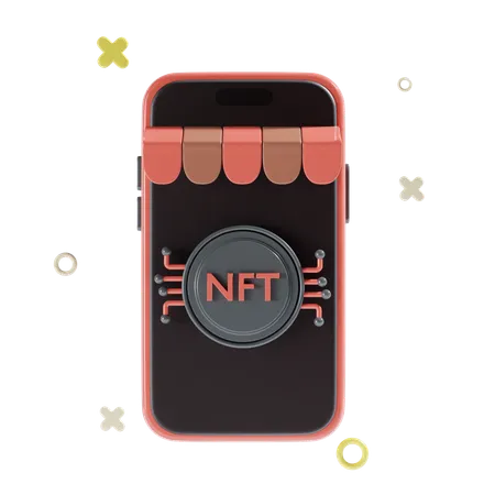 Nft Shop  3D Icon