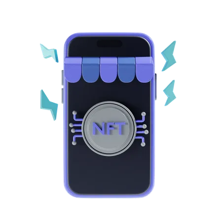 Nft Shop  3D Icon