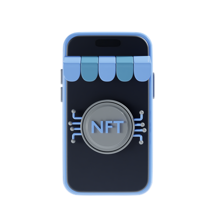 Nft Shop  3D Icon