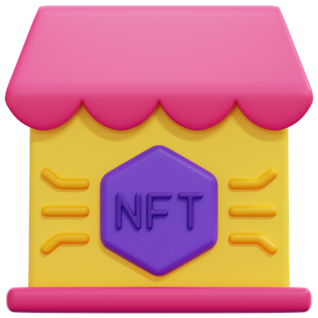 Nft Shop  3D Icon