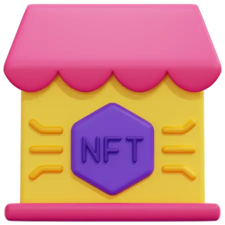 Nft Shop  3D Icon