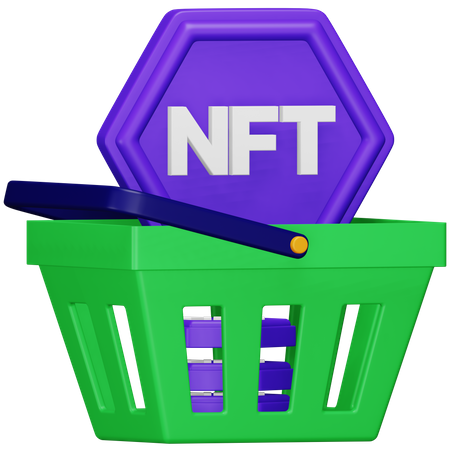 Nft Shopping  3D Icon
