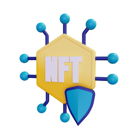 NFT-Sicherheit  3D Icon