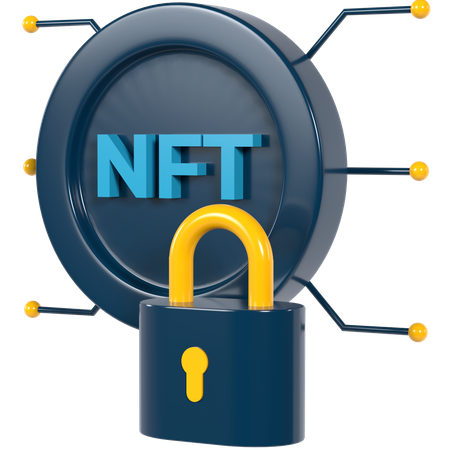 NFT-Sicherheit  3D Icon