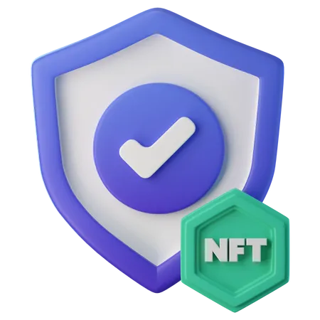 NFT-Sicherheit  3D Icon