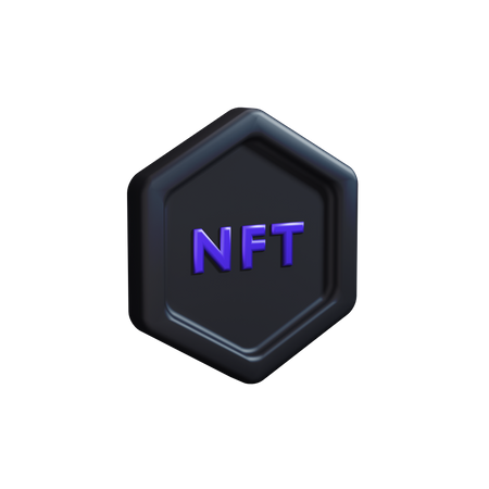 NFT side view accent  3D Icon