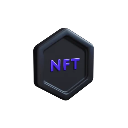 NFT side view accent  3D Icon