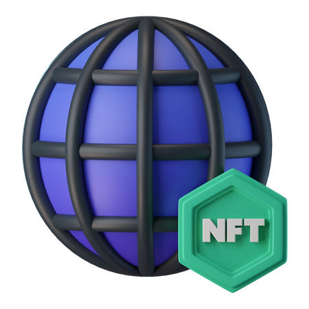 Site nft  3D Icon