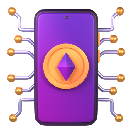 NFT Smart Contract 3D Icon
