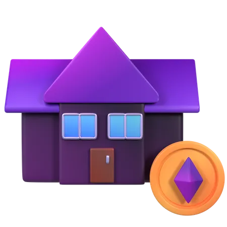NFT Smart Home 3D Icon