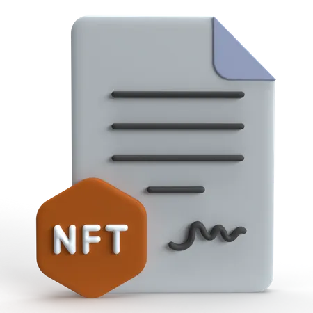 NFT-Smart-Vertrag  3D Icon