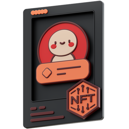 NFT-Spielcharakter  3D Icon