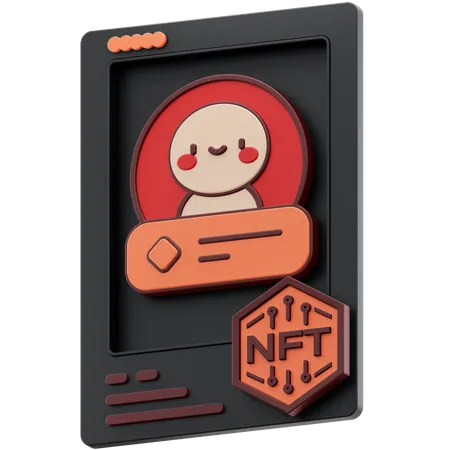 NFT-Spielcharakter  3D Icon