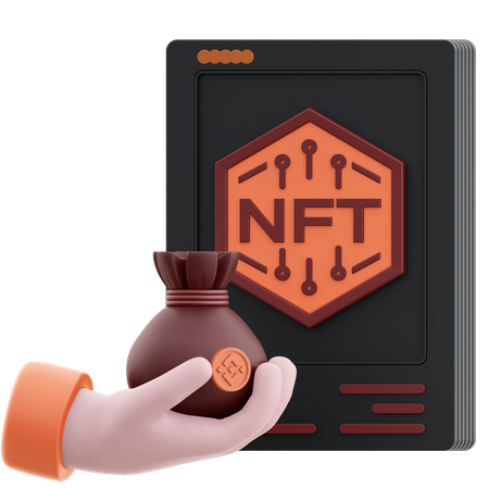 NFT Staking 3D Icon