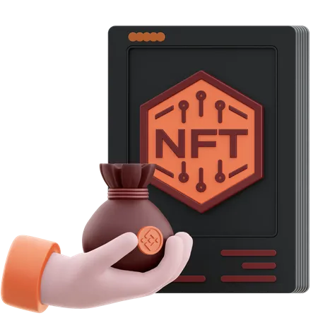 NFT Staking 3D Icon