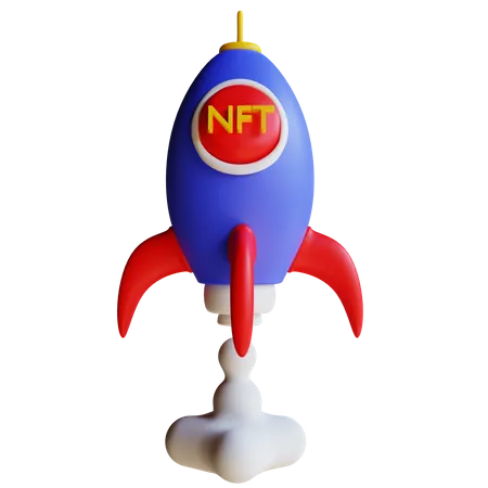 NFT-Startup  3D Illustration