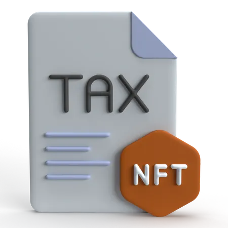 NFT-Steuer  3D Icon