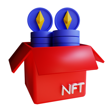 Nft Storage  3D Illustration