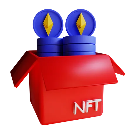 Nft Storage  3D Illustration