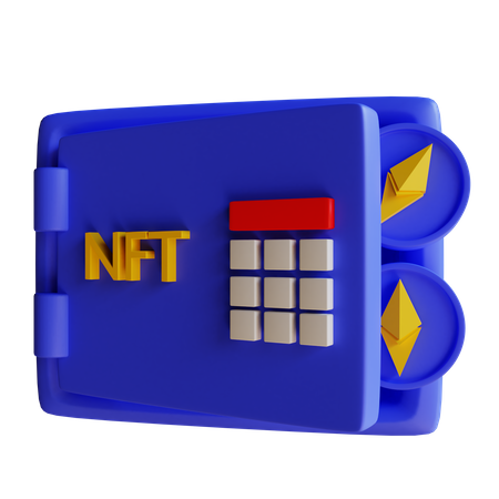 Nft Storage  3D Illustration