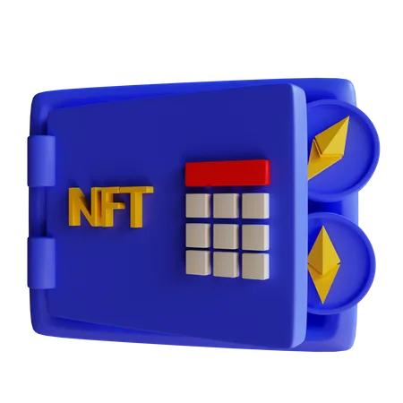 Nft Storage  3D Illustration