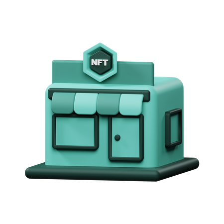 Nft Store  3D Icon