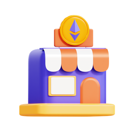 Nft Store  3D Icon