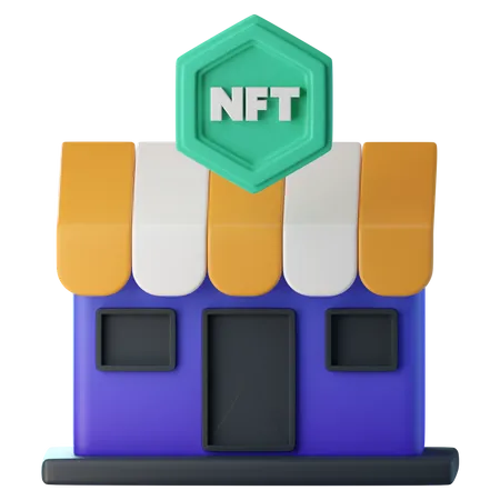 NFT Store  3D Icon
