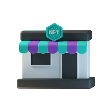 Nft Store  3D Icon