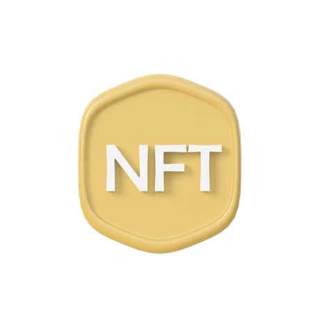 Nft Symbol 3D Icon