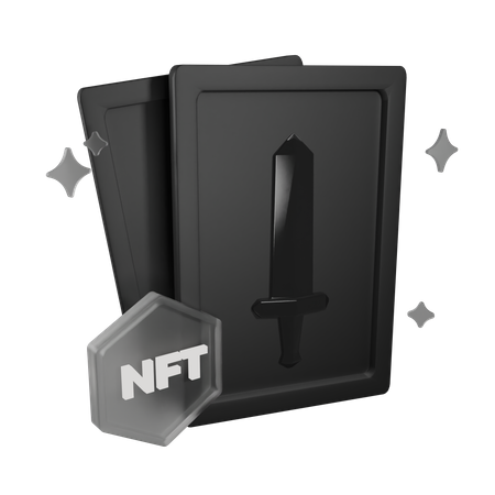 Tarjeta comercial nft  3D Icon