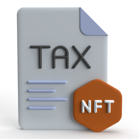 NFT Tax  3D Icon