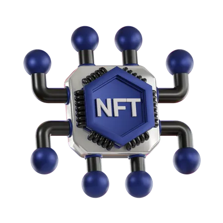 NFT-Technologie  3D Icon