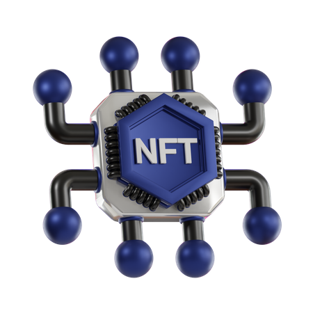 NFT Technology 3D Icon