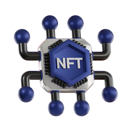 NFT Technology 3D Icon