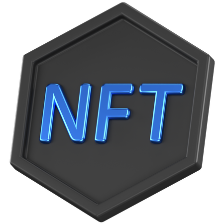 Nft Token  3D Icon