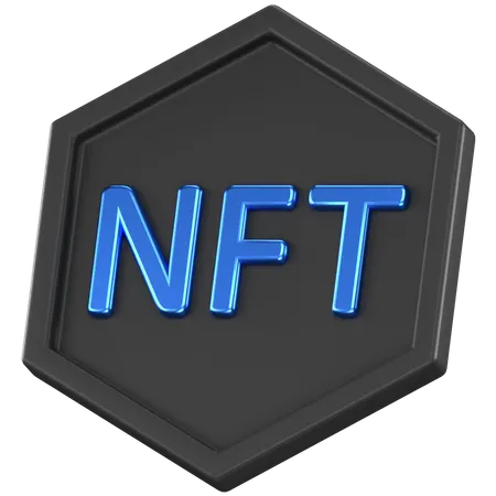 Nft Token  3D Icon