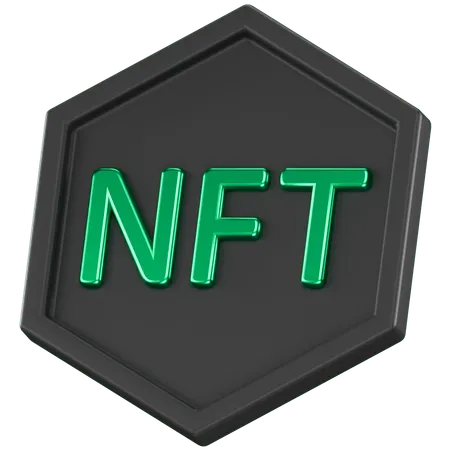 Nft Token  3D Icon