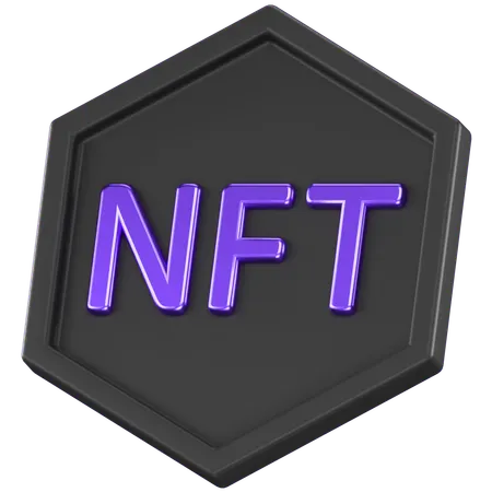 Nft Token  3D Icon