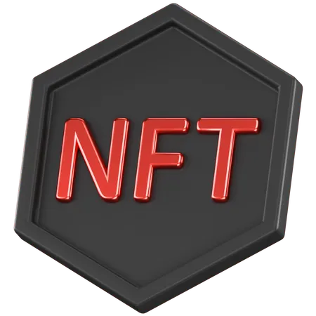 Nft Token  3D Icon