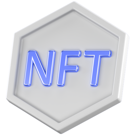 Nft Token  3D Icon