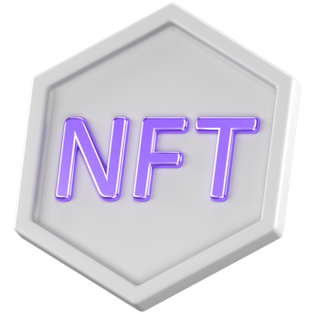 Nft Token  3D Icon