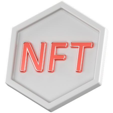 Nft Token  3D Icon