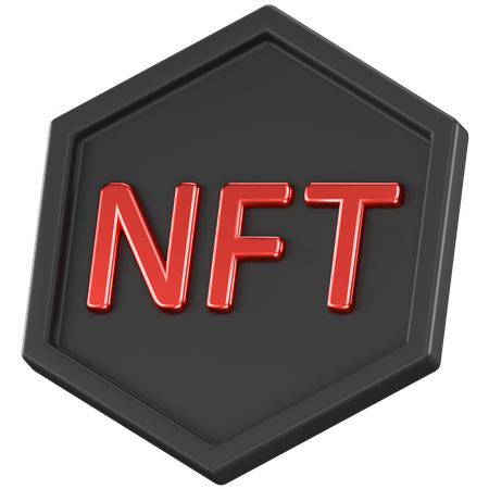 Nft Token  3D Icon