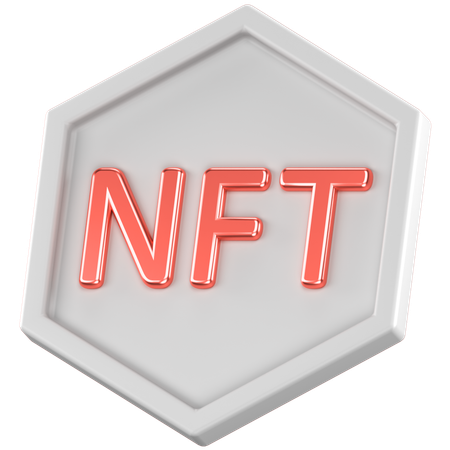 Nft Token  3D Icon