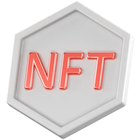 Nft Token  3D Icon