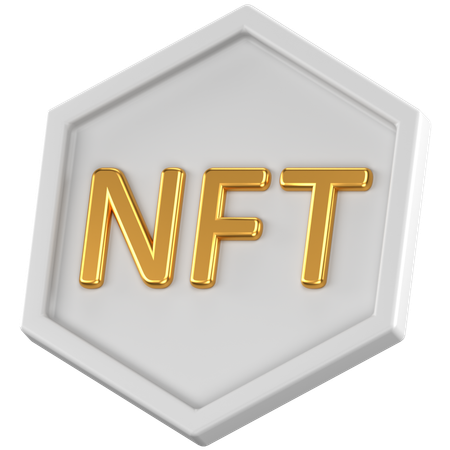 Nft Token  3D Icon