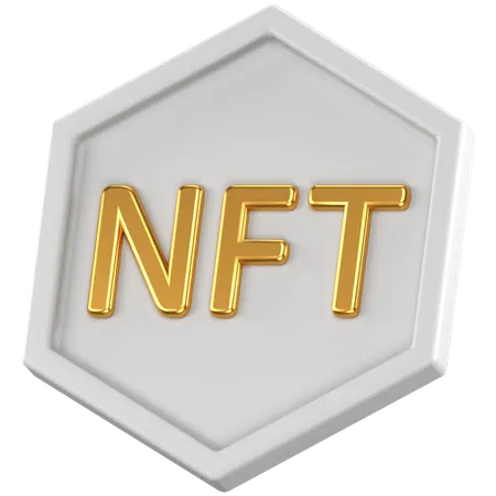 Nft Token  3D Icon