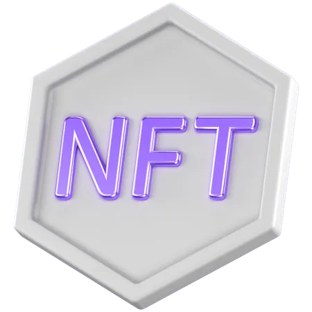 Nft Token  3D Icon