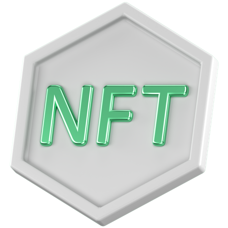 Nft Token  3D Icon